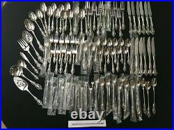 Most Are Unused! 95 Pcs Oneida HH Raphael Distinction Deluxe Stainless Serves 12