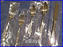 NEW 118 Pc. Oneida MY ROSE Stainless Flatware Set Complete Service for 12