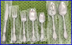 NEW 42 Pc Oneida CHATELAINE / CHANTERELLE Stainless Flatware Set Service For 8