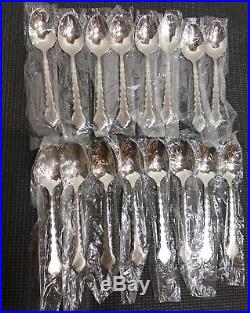 NEW 50 Pc ONEIDA CELLO Flatware Set Knife Fork Spoon 8 Place Setting Stainless