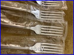 NEW IN PACKAGE! Oneida Community Stainless CLARETTE (4) Dinner Forks 2available