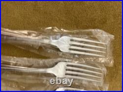 NEW IN PACKAGE! Oneida Community Stainless CLARETTE (4) Dinner Forks 2available