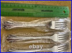 NEW IN PACKAGE! Oneida Community Stainless CLARETTE (4) Dinner Forks 2available