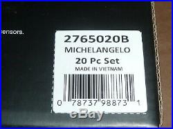 NEW Oneida MICHEL ANGELO 20 Piece Service for 4 Flatware Set 18/10 Stainless