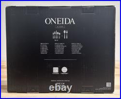 NEW Oneida River 72 Pc Stainless Flatware Set Service For 14 + 2pc Serving Set