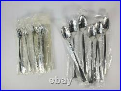 NEW Vintage Oneida American Ballad 70 Piece Stainless Flatware Set Service For 8