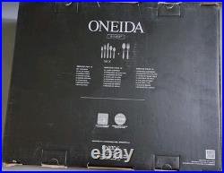 NIB Oneida River 72 Pc Stainless Flatware Set Service For 14 + 2 Pc Serving Set