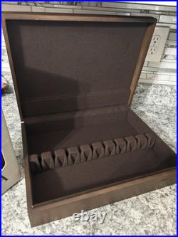 NIB Oneida Wordsworth Stainless Steel Flatware 64-piece Set for 12 with Box Rare