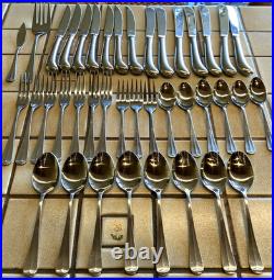 NORTHLAND Oneida POST ROAD 40 PC SATIN STAINLESS FLATWARE SET