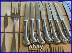 NORTHLAND Oneida POST ROAD 40 PC SATIN STAINLESS FLATWARE SET