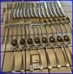 NORTHLAND Oneida POST ROAD 40 PC SATIN STAINLESS FLATWARE SET