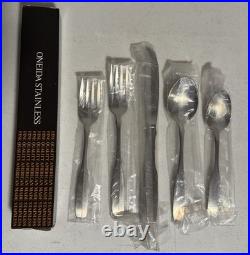 NOS Oneida Community PAUL REVERE 20 Pc Stainless Flatware Spoon Fork Knife