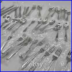 NOS Oneida Flight 18/8 Stainless Steel Flatware 53-Piece Service for 8 USA Made