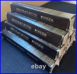 (NOS)Oneida Heirloom Ltd Motif Stainless Steel Silver 5-Pc. Place Setting