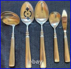 (NOS)Oneida Heirloom Ltd Motif Stainless Steel Silver 5-Pc. Place Setting
