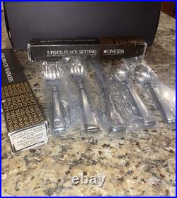 NOS Oneida Motif 55pc Vintage Flatware Set New Old Stock 1983 Complete Service