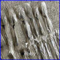 NOS Vintage Oneida Solid Stainless 20 Piece New Unused Set Forks Spoons