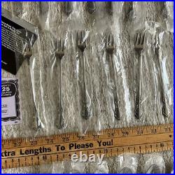 NOS Vintage Oneida Solid Stainless 20 Piece New Unused Set Forks Spoons