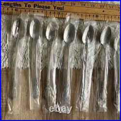 NOS Vintage Oneida Solid Stainless 20 Piece New Unused Set Forks Spoons