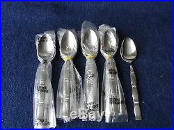NOS Vintage Oneida Stainless Flatware Service for 8 Emily 50 pcs. Northland