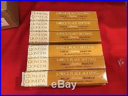 New Old Stock Oneida Heirloom Cube Dover Flatware. (60 Pc) Serving For 12