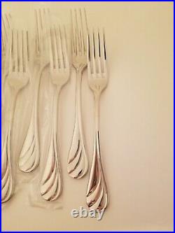 New, Oneida Torino 18/10 Stainless Flatware Dinner Fork, Set of 8, VTG, OutofBox