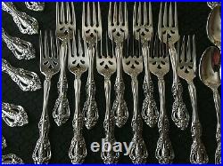Nice 60 Pcs Oneida Michelangelo Stainless Steel Set Serves 10 with9 Hostess No S&H