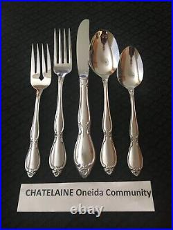 Nice! 82 Pcs Serves 12 Chatelaine Oneida Community Stainless 20 T's & 13 Hostess