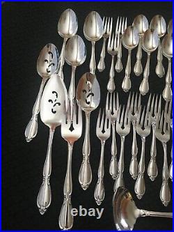 Nice! 82 Pcs Serves 12 Chatelaine Oneida Community Stainless 20 T's & 13 Hostess