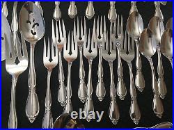 Nice! 82 Pcs Serves 12 Chatelaine Oneida Community Stainless 20 T's & 13 Hostess