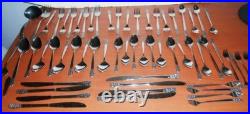 Northland Japan Oneida Ohs75 Black Scroll Service For 8 + Serving Set 61 Pieces