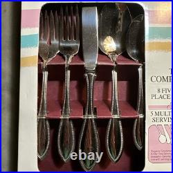 Not Opened 45 Oneida American Harmony Stainless Steel Flatware Silverware For 8