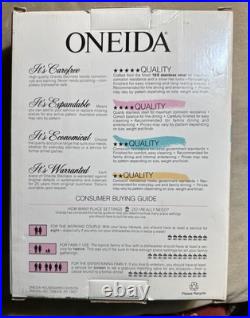 Not Opened 45 Oneida American Harmony Stainless Steel Flatware Silverware For 8