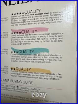 Not Opened 45 Oneida American Harmony Stainless Steel Flatware Silverware For 8