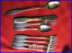 ONEIDA 58 PC Paul Revere Community StainlesS flatware WITH PISTOL HANDLE KNIVES
