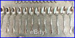 ONEIDA 63 PC. COMPLETE SERVICE FOR 12 in the CANTATA PATTERN With FLATWARE CHEST