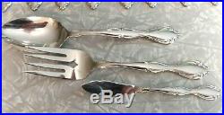 ONEIDA 63 PC. COMPLETE SERVICE FOR 12 in the CANTATA PATTERN With FLATWARE CHEST