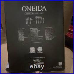 ONEIDA American Harmony 45pc Stainless Steel Flatware Set Svc 8