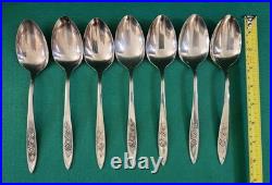 ONEIDA COMMUNITY MY ROSE STAINLESS FLATWARE 183pc SET, Steak Knife Spoon Etc ONEIDA COMMUNITY MY ROSE STAINLESS FLATWARE 183pc SET, Steak Knife Spoon Etc