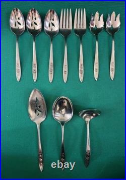 ONEIDA COMMUNITY MY ROSE STAINLESS FLATWARE 183pc SET, Steak Knife Spoon Etc ONEIDA COMMUNITY MY ROSE STAINLESS FLATWARE 183pc SET, Steak Knife Spoon Etc