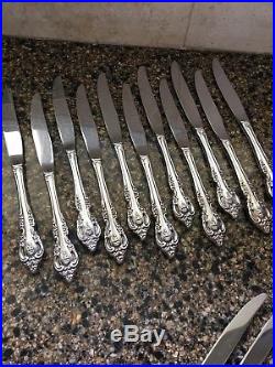 ONEIDA COMMUNITY STAINLESS BRAHMS 72 Pcs. Service for 9 PLUS SERVING! WOW