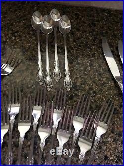 ONEIDA COMMUNITY STAINLESS BRAHMS 72 Pcs. Service for 9 PLUS SERVING! WOW