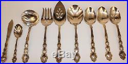ONEIDA COMMUNITY STAINLESS WithGOLD ACCENT MODERNE BAROQUE 49pc