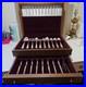 ONEIDA Community 54pc Stainless Steel Flatware Set Floral Handle, With Case