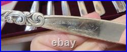ONEIDA Community 54pc Stainless Steel Flatware Set Floral Handle, With Case