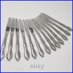 ONEIDA Community CHATELAINE 64pc Stainless Flatware SERVICE for 12+4 Serving Pcs