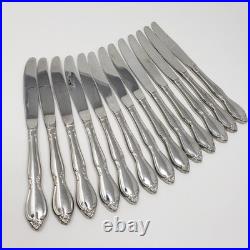 ONEIDA Community CHATELAINE 64pc Stainless Flatware SERVICE for 12+4 Serving Pcs