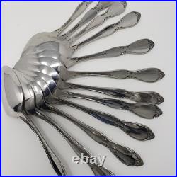 ONEIDA Community CHATELAINE 64pc Stainless Flatware SERVICE for 12+4 Serving Pcs