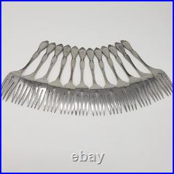 ONEIDA Community CHATELAINE 64pc Stainless Flatware SERVICE for 12+4 Serving Pcs