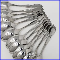 ONEIDA Community CHATELAINE 64pc Stainless Flatware SERVICE for 12+4 Serving Pcs